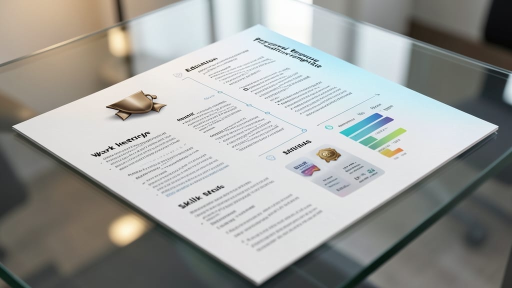 Personal Resume Presentation Template
